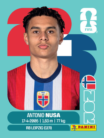 Antonio Nusa — figurinha NOR-19