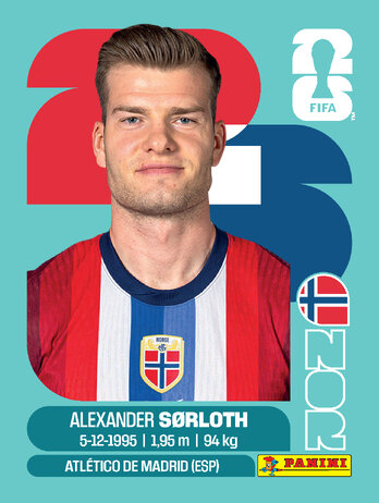 Alexander Sørloth — figurinha NOR-16