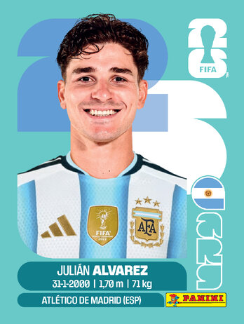 Julian Alvarez — figurinha ARG-19