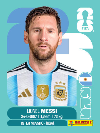 Lionel Messi — figurinha ARG-17