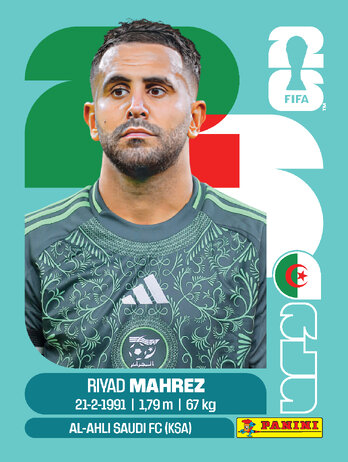 Riyad Mahrez — figurinha ALG-15