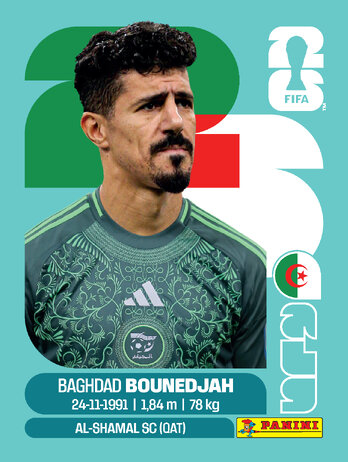 Baghdad Bounedjah — figurinha ALG-19