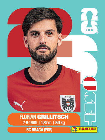 Florian Grillitsch — figurinha AUT-14