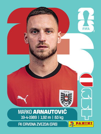 Marko Arnautović — figurinha AUT-20