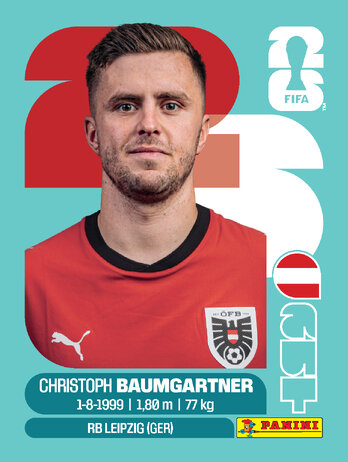 Christoph Baumgartner — figurinha AUT-18