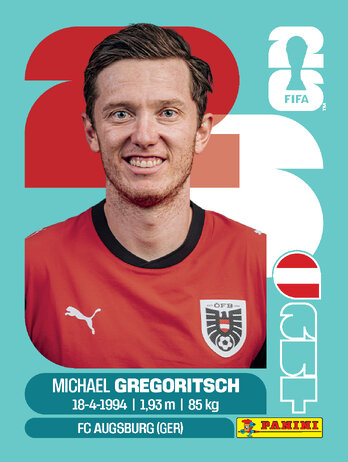 Michael Gregoritsch — figurinha AUT-19