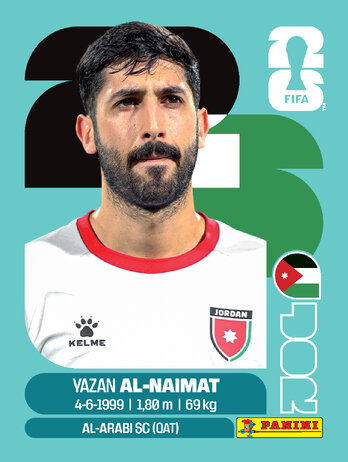 Yazan Al-Naimat — figurinha JOR-16