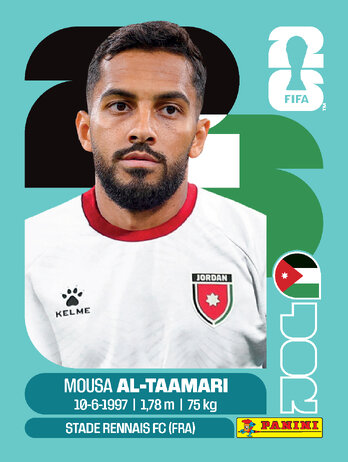 Mousa Al-Taamari — figurinha JOR-15