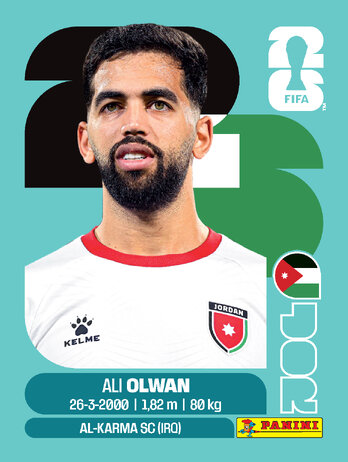 Ali Olwan — figurinha JOR-18