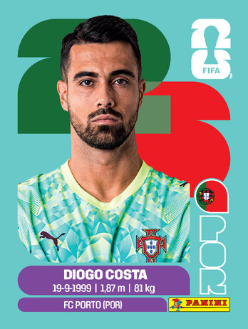 Diogo Costa — figurinha POR-2