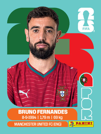 Bruno Fernandes — figurinha POR-10