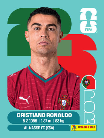 Cristiano Ronaldo — figurinha POR-15