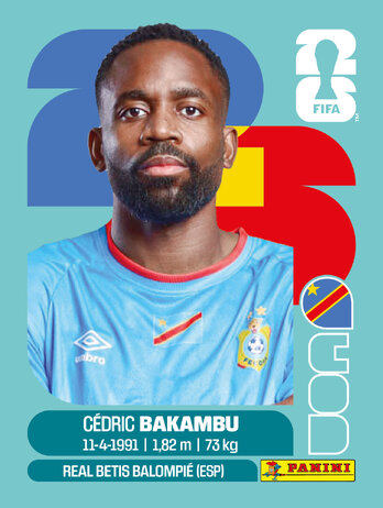 Cédric Bakambu — figurinha COD-19
