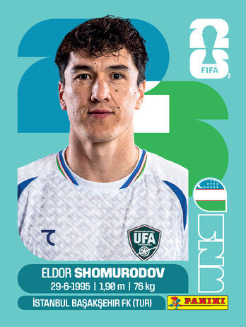Eldor Shomurodov — figurinha UZB-16