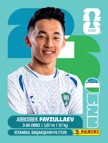Abbosbek Fayzullaev — figurinha UZB-20