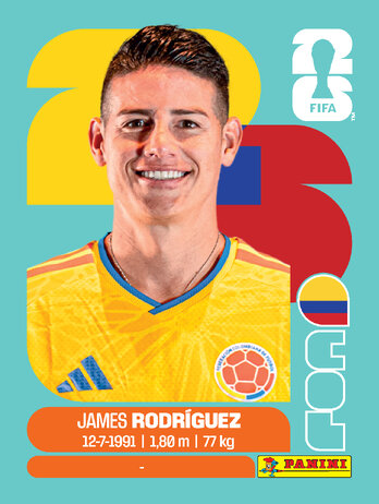 James Rodriguez — figurinha COL-14