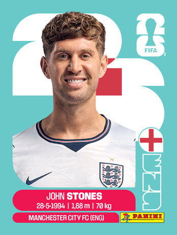 John Stones — figurinha ENG-3