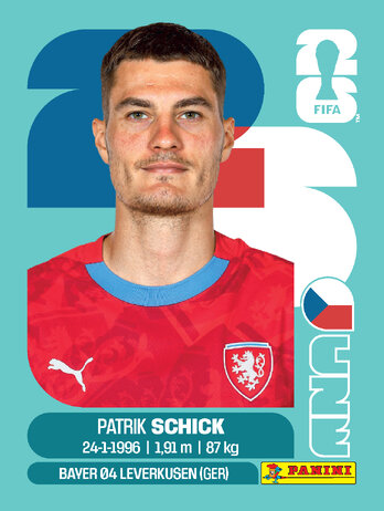 Patrik Schick — figurinha CZE-20