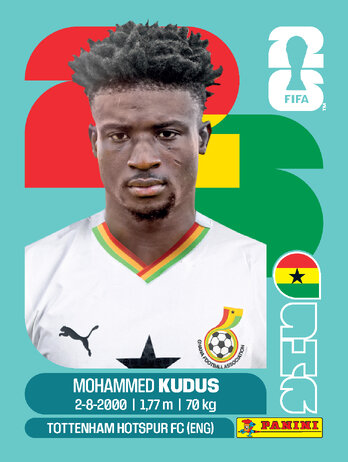 Mohammed Kudus — figurinha GHA-14