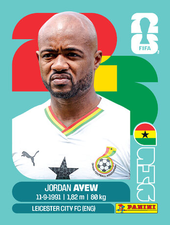 Jordan Ayew — figurinha GHA-16