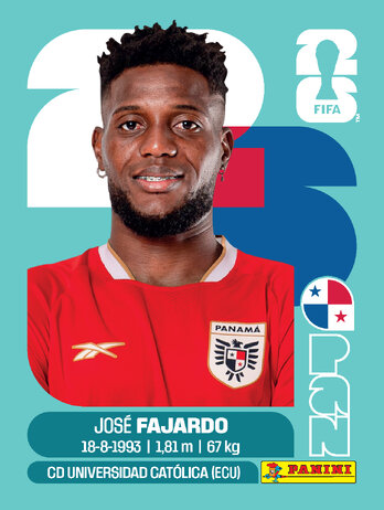 Jose Fajardo — figurinha PAN-17