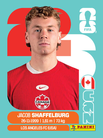 Jacob Shaffelburg — figurinha CAN-14