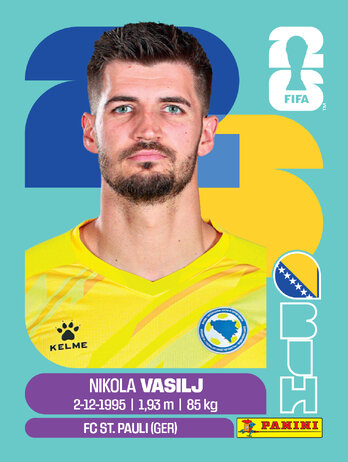 Nikola Vasilj — figurinha BIH-2