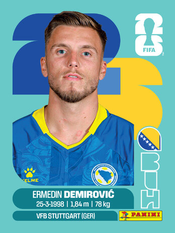 Ermedin Demirovic — figurinha BIH-17