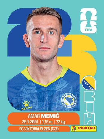 Amar Memic — figurinha BIH-16