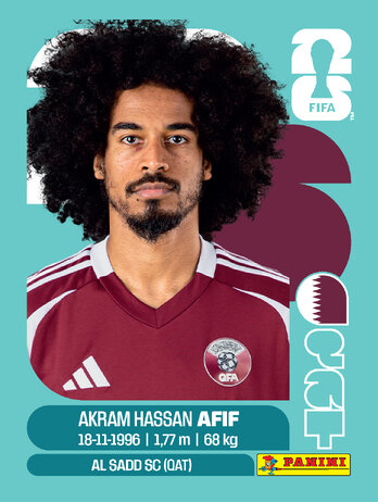 Akram Hassan Afif — figurinha QAT-18